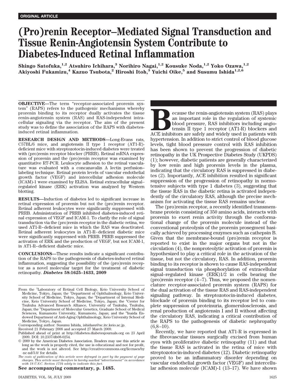 (Pro)Renin Receptor–Mediated Signal Transduction and Tissue Renin