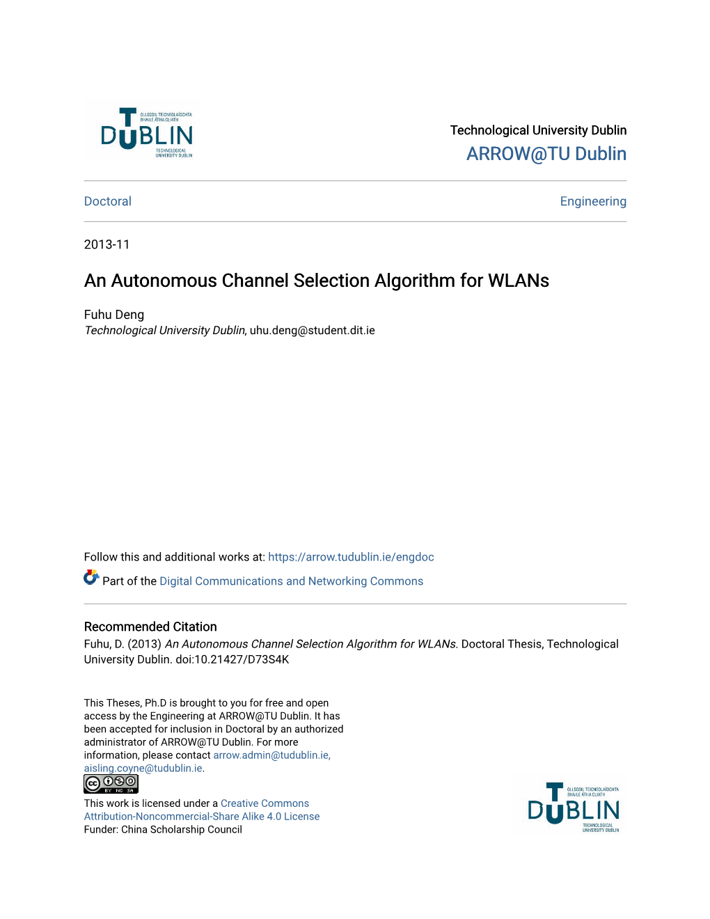 An Autonomous Channel Selection Algorithm for Wlans