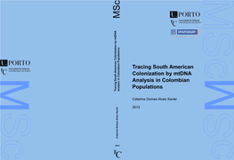 Tracing South American Colonization by Mtdna Analysis in Colombian Populations