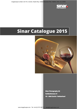 Sinar Catalogue 2015