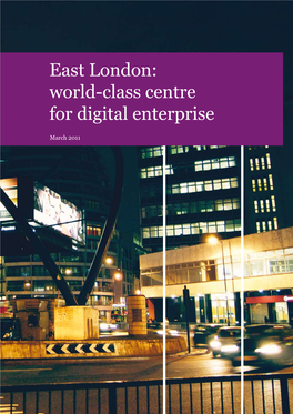 East London: World-Class Centre for Digital Enterprise