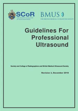 Guidelines for Professional Ultrasound