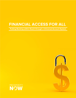 Report, Financial Access For