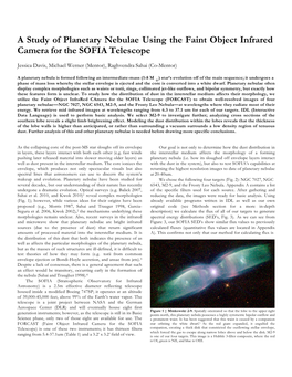 A Study of Planetary Nebulae Using the Faint Object Infrared Camera for the SOFIA Telescope