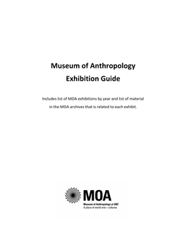 View MOA Exhibition Guide
