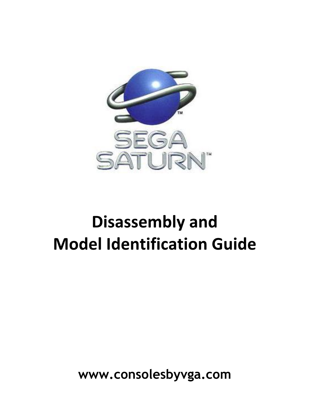 Sega Saturn Disassembly Model Identification