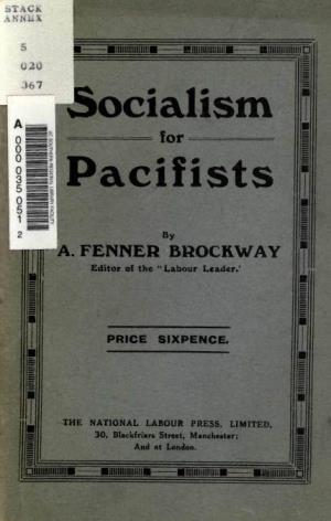 Socialism Pacifists