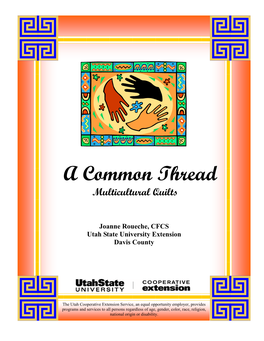 A Common Thread Multicultural Quilts