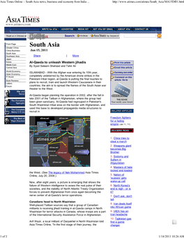Asia Times Online :: South Asia News, Business and Economy from India