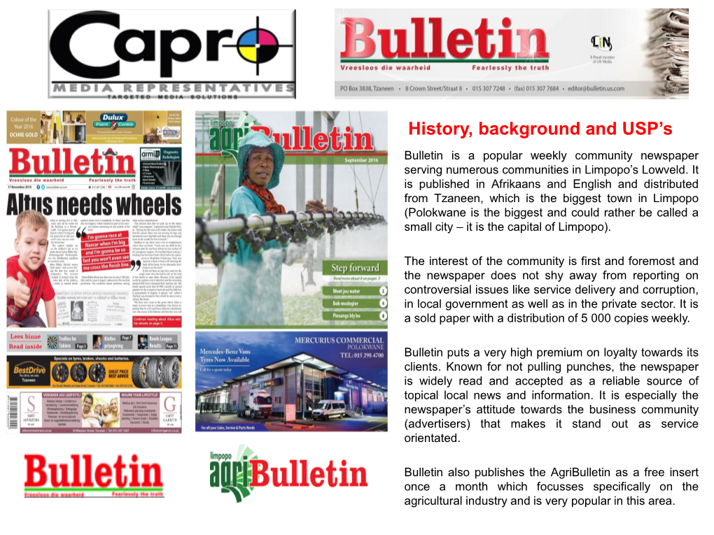 Bulletin (Tzaneen).Pdf