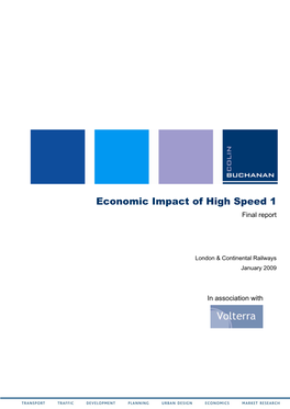 Economic Impact of High Speed 1 Final Report