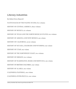 Literary Industries