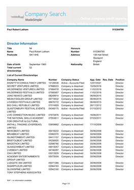 Online Company Credit Reports. Speedy, Reliable and Competitively Priced!