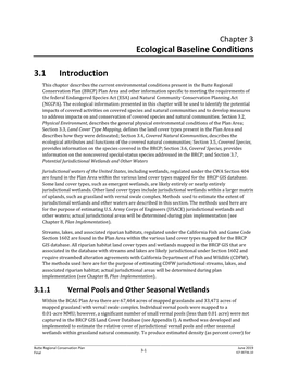 Chapter 3 Ecological Baseline Conditions