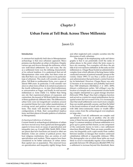 Chapter 3 Urban Form at Tell Brak Across Three Millennia