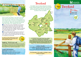 Twyford Parish Walks (PDF, 1