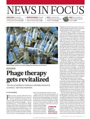 Phage Therapy Gets Revitalized
