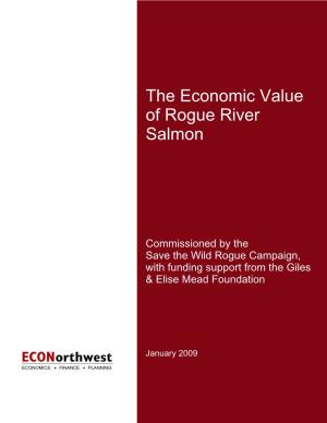 The Economic Value of Rogue River Salmon