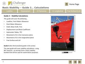 Basic Stability – Guide 2… Calculations Home Page