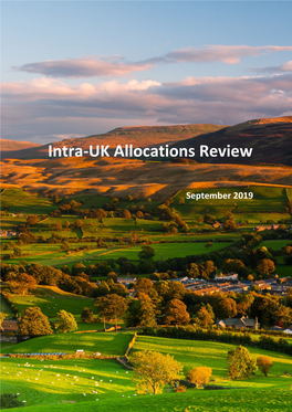 Intra-UK Allocations Review