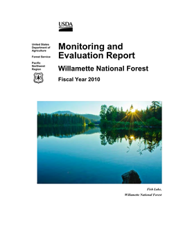 Monitoring and Evaluation Report