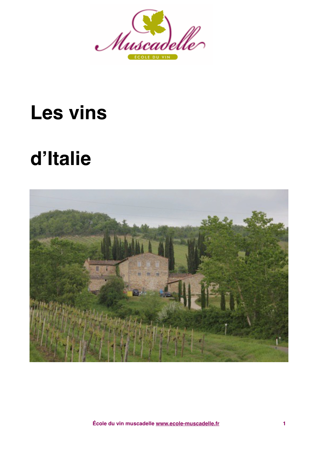 Les Vins D'italie