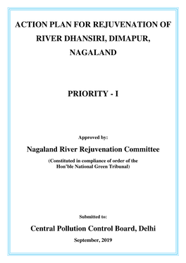 Action Plan for River Rejuvenation of Dhansiri River