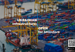 OPEN for Investors UKRAINIAN Infrastructure