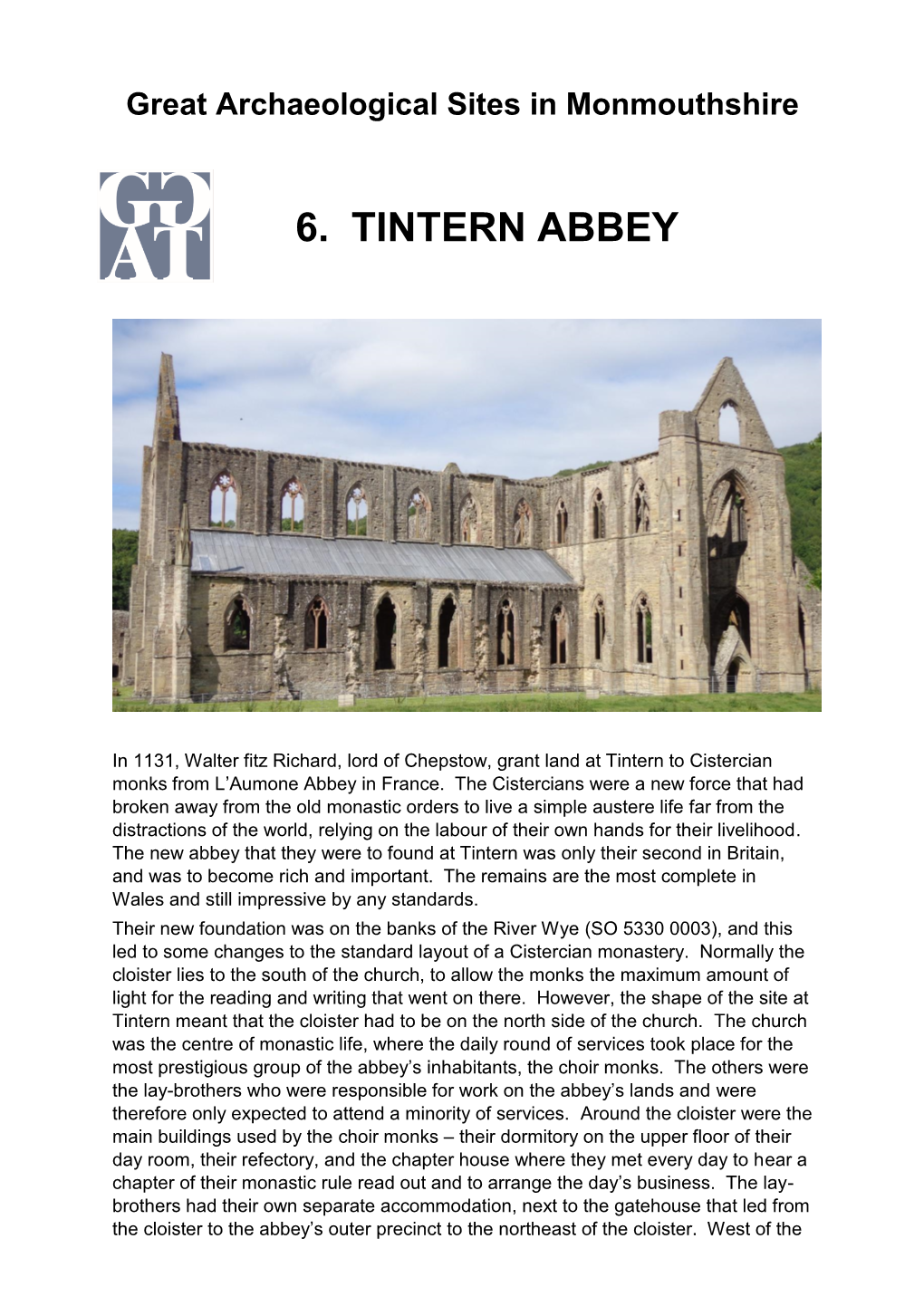 Tintern Abbey