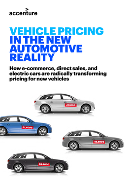 Vehicle Pricing in the New Automotive Reality | Accenture