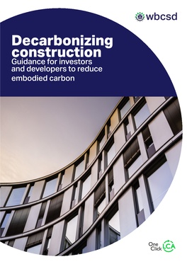 Decarbonizing Construction