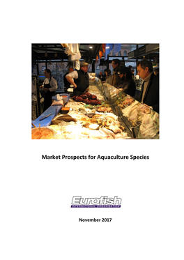 Market Prospects for Aquaculture Species