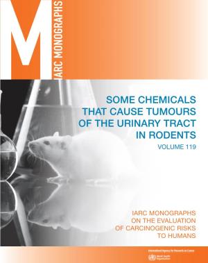 Some Chemicals That Cause Tumours of the Urinary Tract in Rodents Some Chemicals That Cause Tumours of the Urinary Tract in Rodents Volume 119