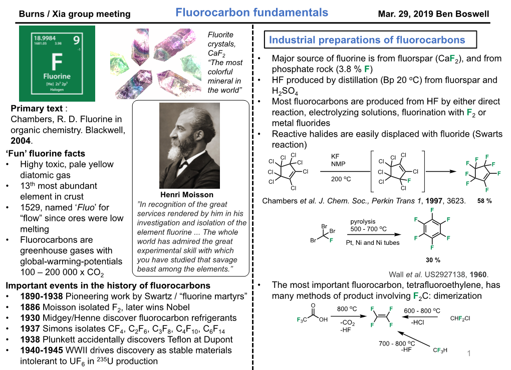 Fluorocarbon Fundamentals Mar