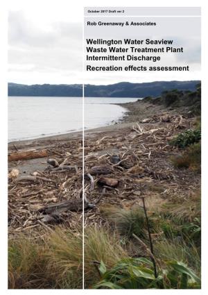 Wellington Water Seaview Waste Water Treatment Plant Intermittent Discharge Recreation Effects Assessment