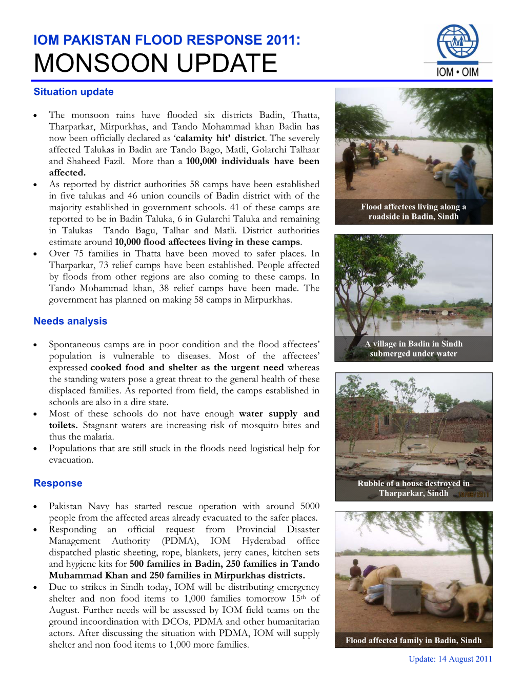 Sindh Update 110814