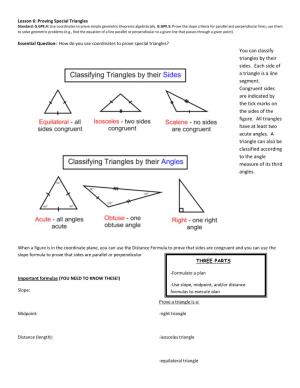 Classify Triangles by Their Sides