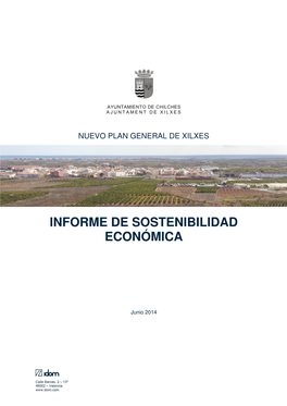 Informe De Sostenibilidad Económica