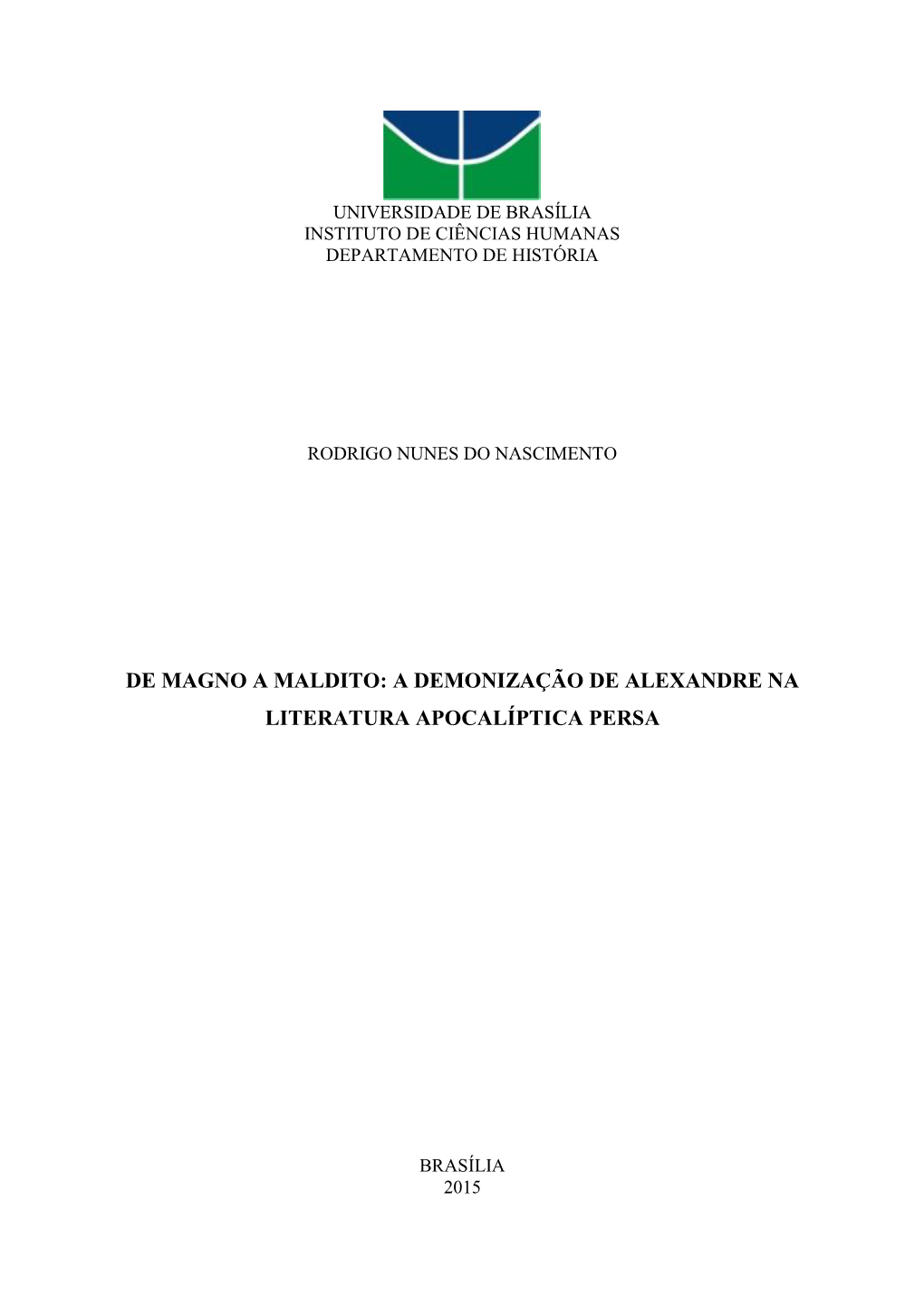 Alexandre, O Maldito E O Demônio Persa Da Ira. .Docx