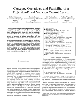 Concepts, Operations, and Feasibility of a Projection-Based Variation Control System