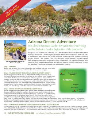 Arizona Desert Adventure