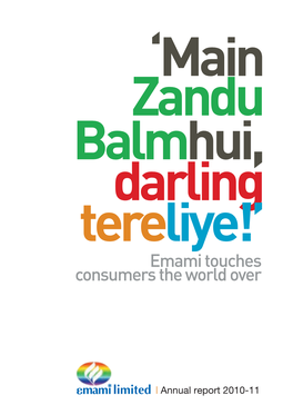 Emami Touches Consumers the World Over