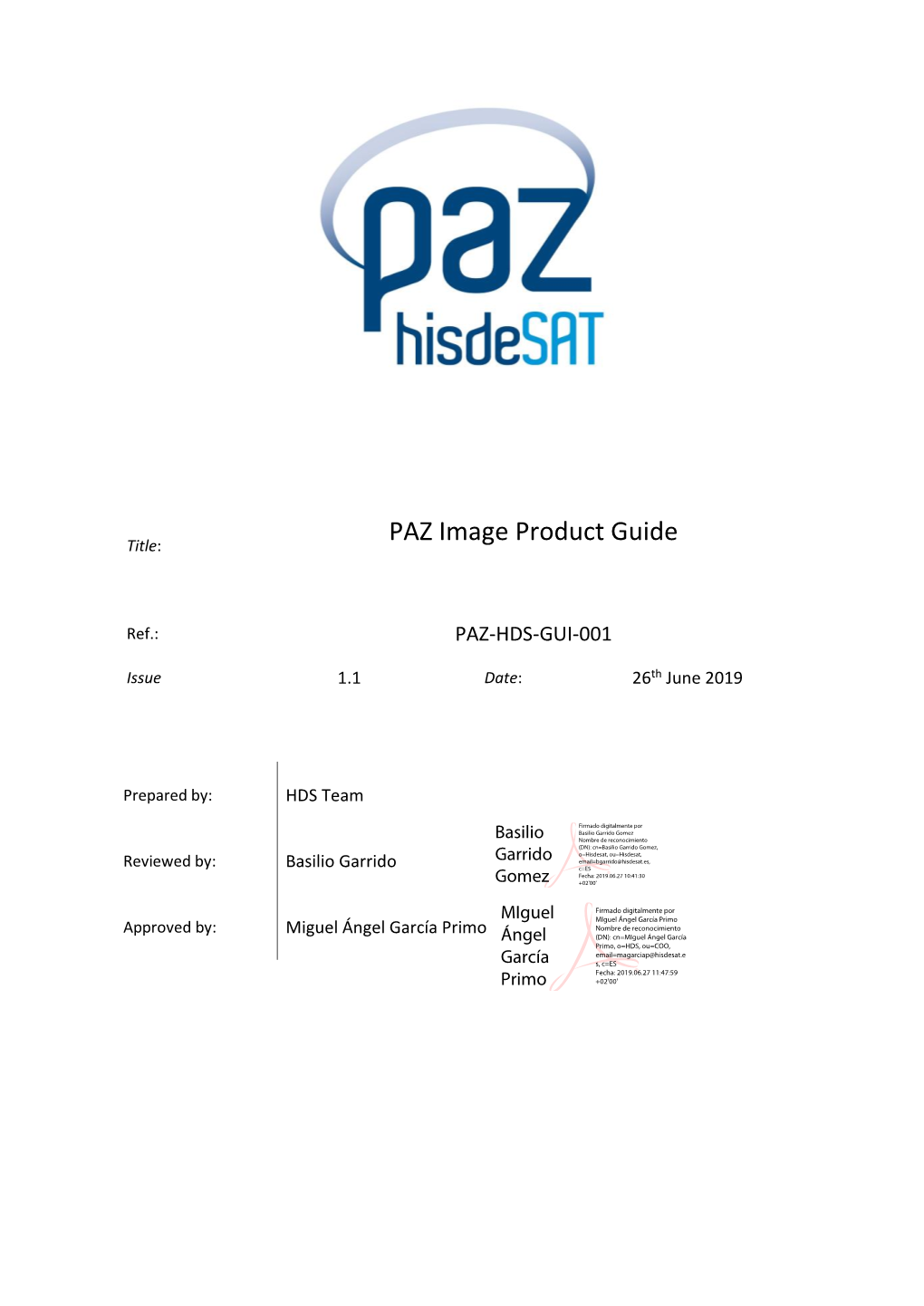 PAZ Image Product Guide