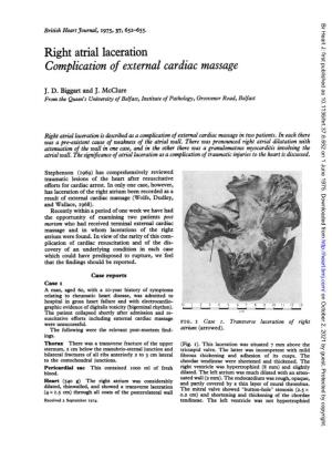 Complication of External Cardiac Massage