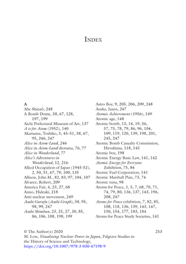 2020 M. Low, Visualizing Nuclear Power in Japan, Palgrave Studies