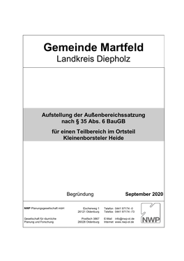 Gemeinde Martfeld Landkreis Diepholz