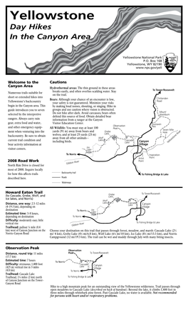 Yellowstone Day Hikes in the Canyon Area