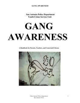 Gang Awareness Handbook