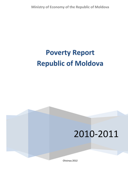 Poverty Report Republic of Moldova