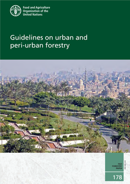 Guidelines on Urban and Peri-Urban Forestry